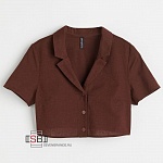 H&M, 153738, Рубашка Brown
