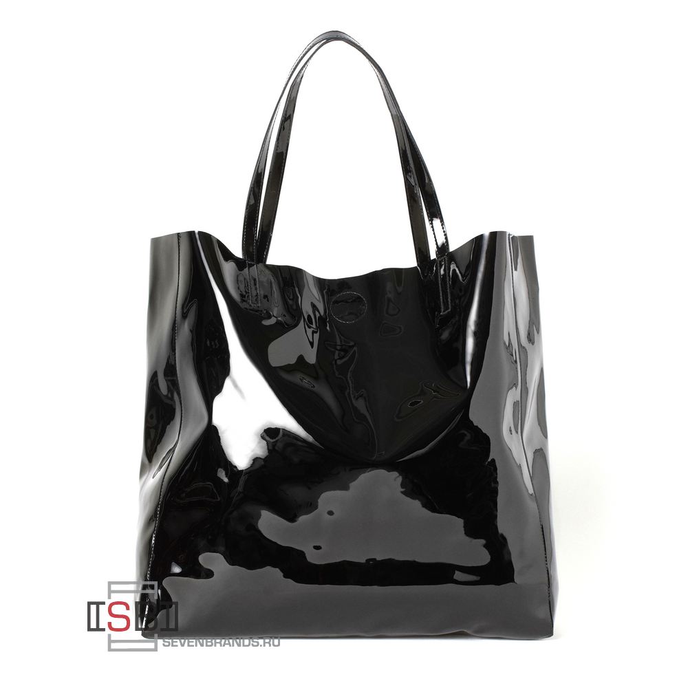Черная сумка шоппер