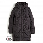 H&M, 182344, Пальто утепленное Black