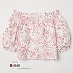 H&M, 165496, Блуза White/red